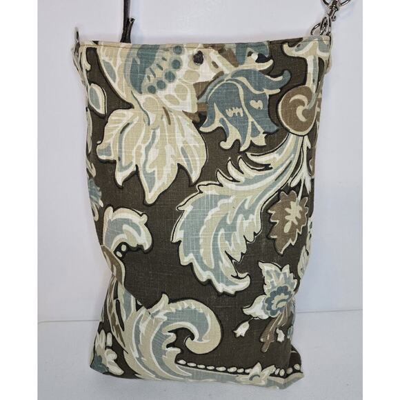 Handcrafted Crossbody Shoulder Tapestry Purse Dragonfly Reversible Multicolor LG - Picture 8 of 12